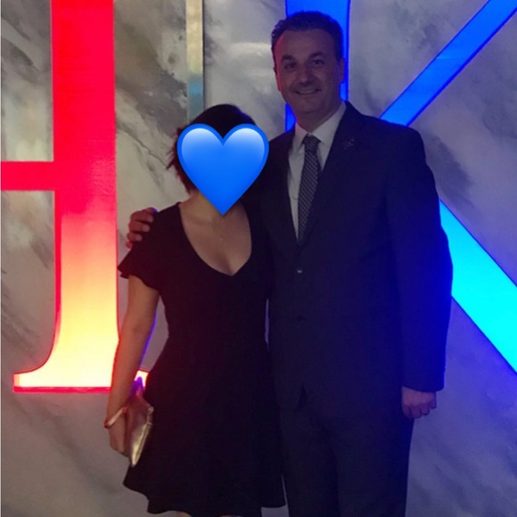 B. Darlin Fit & Flare Navy Blue Mini Dress - Size 7/8 - Picture 8 of 10